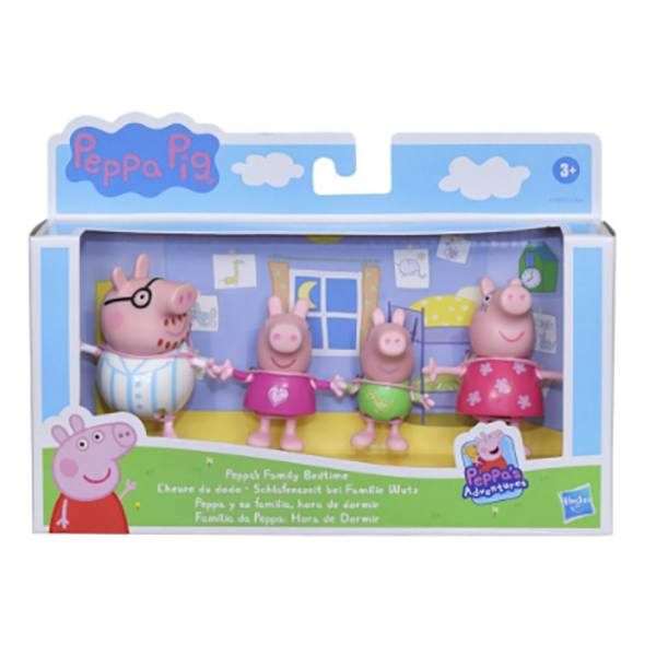 Peppa Pig Pack Figuras Familia Hora de Dormir - Imagen 1