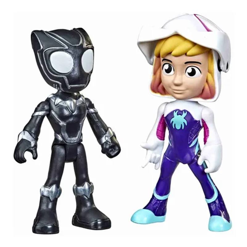 Spidey and Friends - Figuras Black Panther y Ghost Spider - Imagen 1