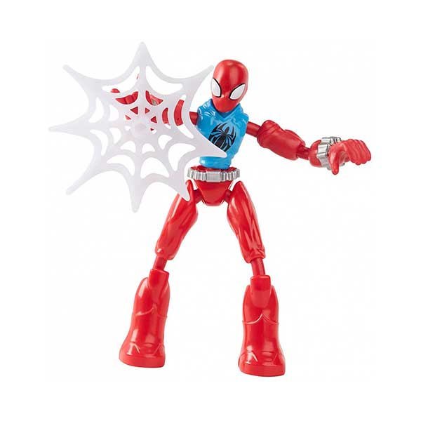 Marvel Figura Scarlet Spiderman Bend and Flex 15cm - Imagen 1
