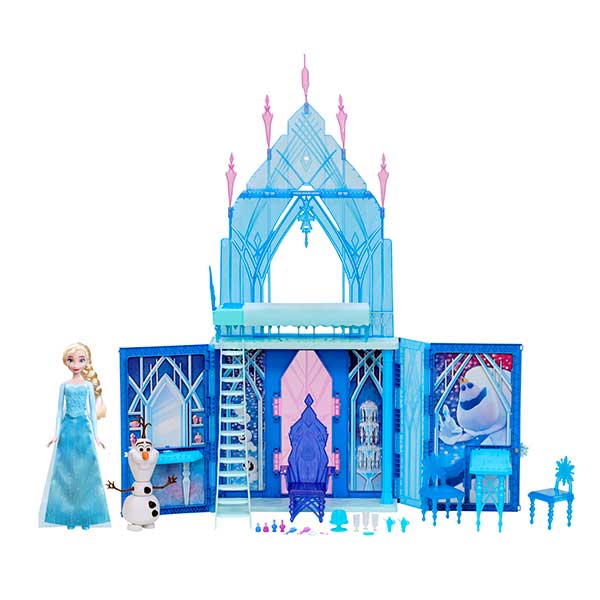 Frozen Palacio Portátil de Hielo de Elsa con Muñeca - Imagen 1