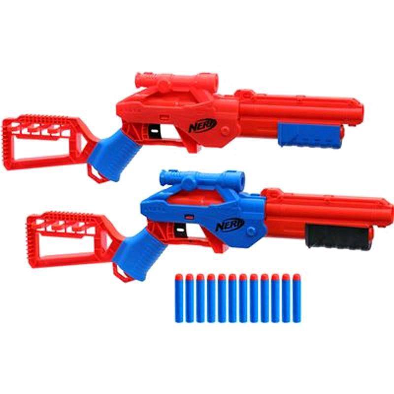 Nerf Super Pack 2 Pistolas Dardos Alfa Strike Lynx - Imagen 1