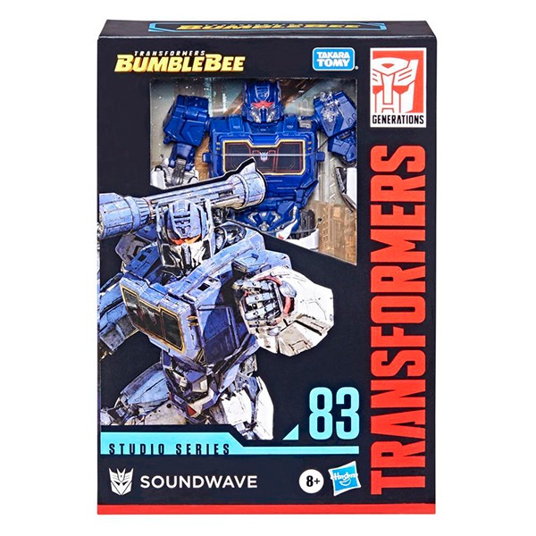 Transformers Figura Soundwave Studio Series 83 Voyager Class - Imagen 1