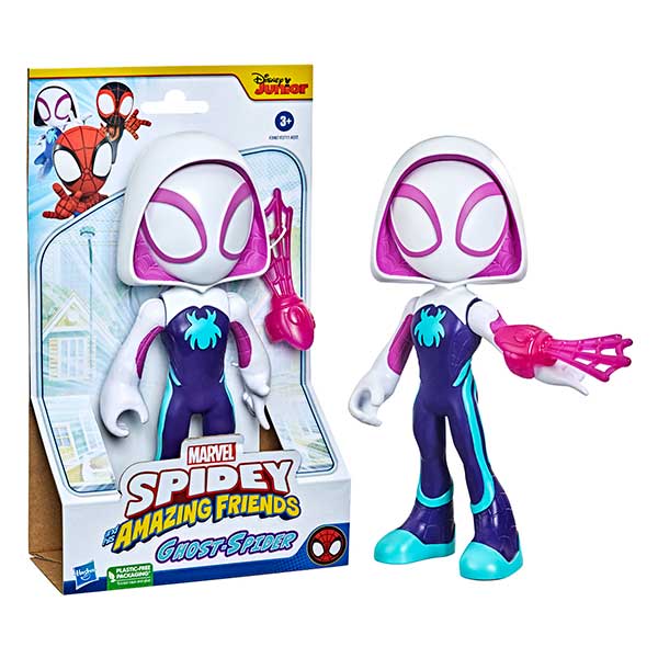 Spiderman Figura Ghost Spidey Mega Mighties - Imagen 1