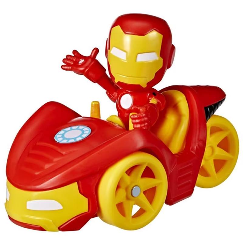 Spidey Coche Bólido Iron Man con Figura - Imagen 2