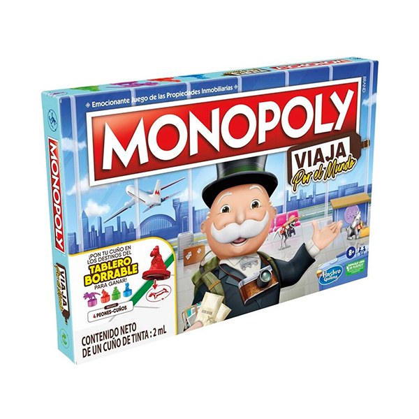 Jogo Monopoly Viaja por el Mundo - Imagem 1