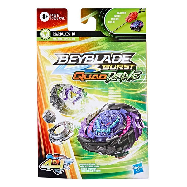 Beyblade Burst QuadDrive Top Roar Balkesh B7 - Imagem 1