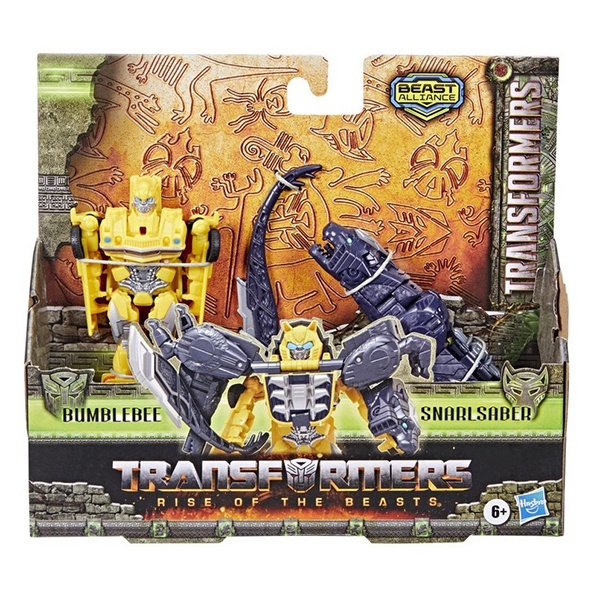 Transformers Pack 2 Figuras Beast Combiners Bumblebee y Snarlsaber - Imagen 2