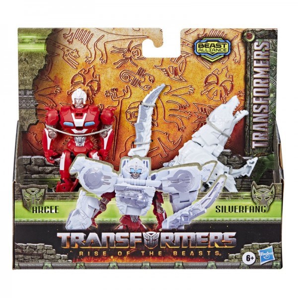 Transformers Pack 2 Figuras Beast Combiners Doble Arcee y Silverfang - Imatge 2