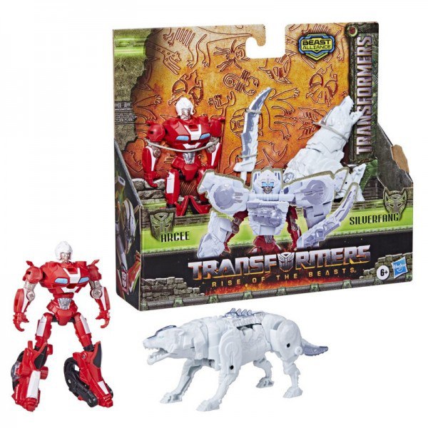 Transformers Pack 2 Figuras Beast Combiners Doble Arcee e Silverfang - Imagem 3