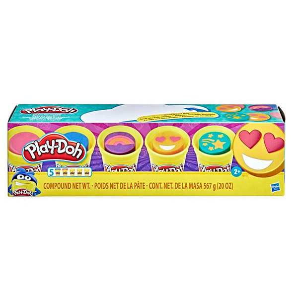 Play-Doh Pack 5 Latas Cores e Felicidade - Imagem 1