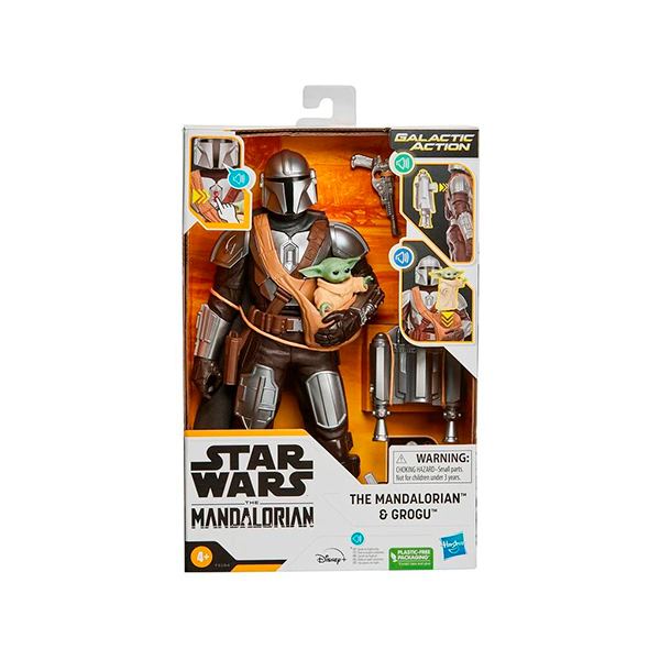 Star Wars Figura The Mandalorian & Grogu Interactiva 30cm - Imagen 1