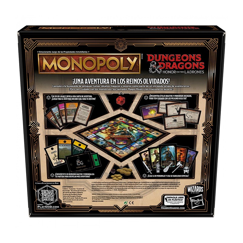 Monopoly Jogo Dungeons & Dragons: Honor Among Thieves - Imagem 2