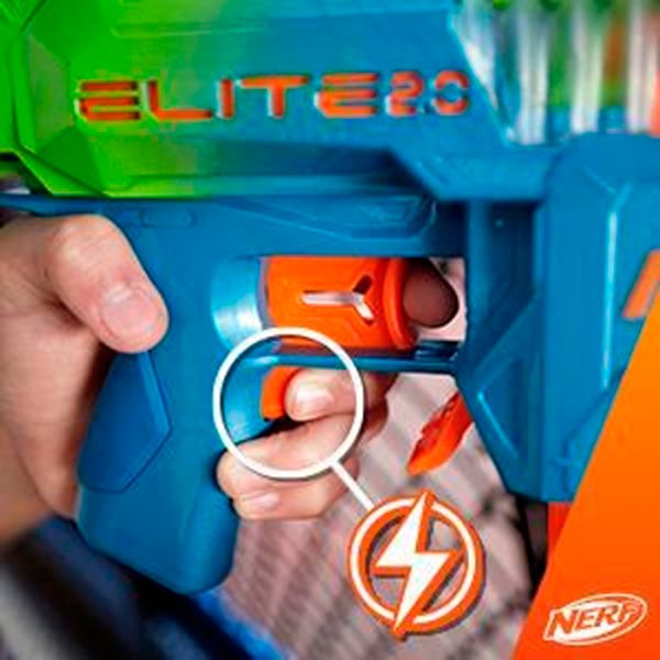 Nerf Elite 2.0 Double Punch Dart Blaster Motorizado - Imatge 3