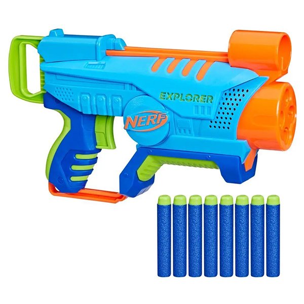 5 Pistola Lançador Nerf Arma Pistola Atira Dardos Barato