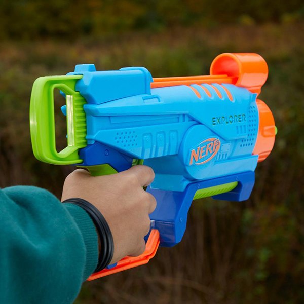 Pistola Lançador Nerf Arma Pistola Atira Dardos Barato brinquedo