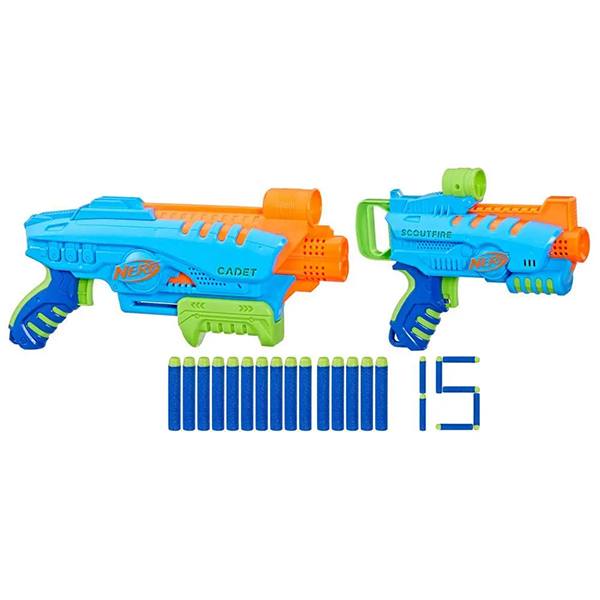 Pack 2 pistolas de brinquedo c/dardos