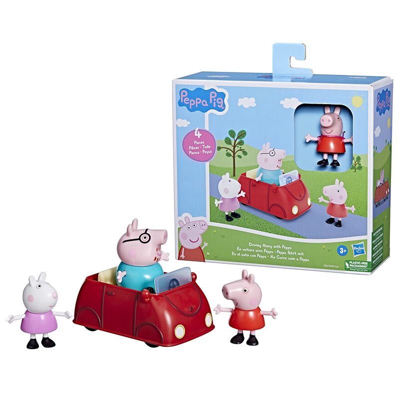 Carro da Peppa Pig com Figuras