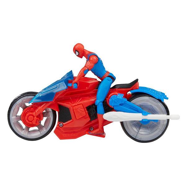 Spiderman Figura con Moto Aracnida - Imagem 2