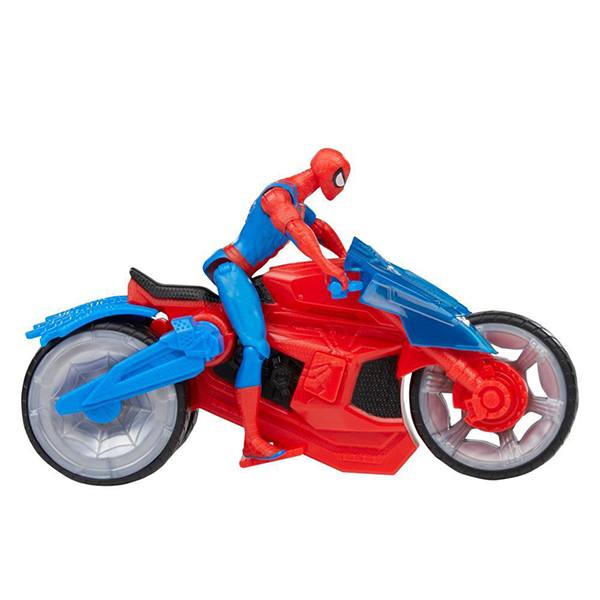 Spiderman Figura con Moto Aracnida - Imagem 4