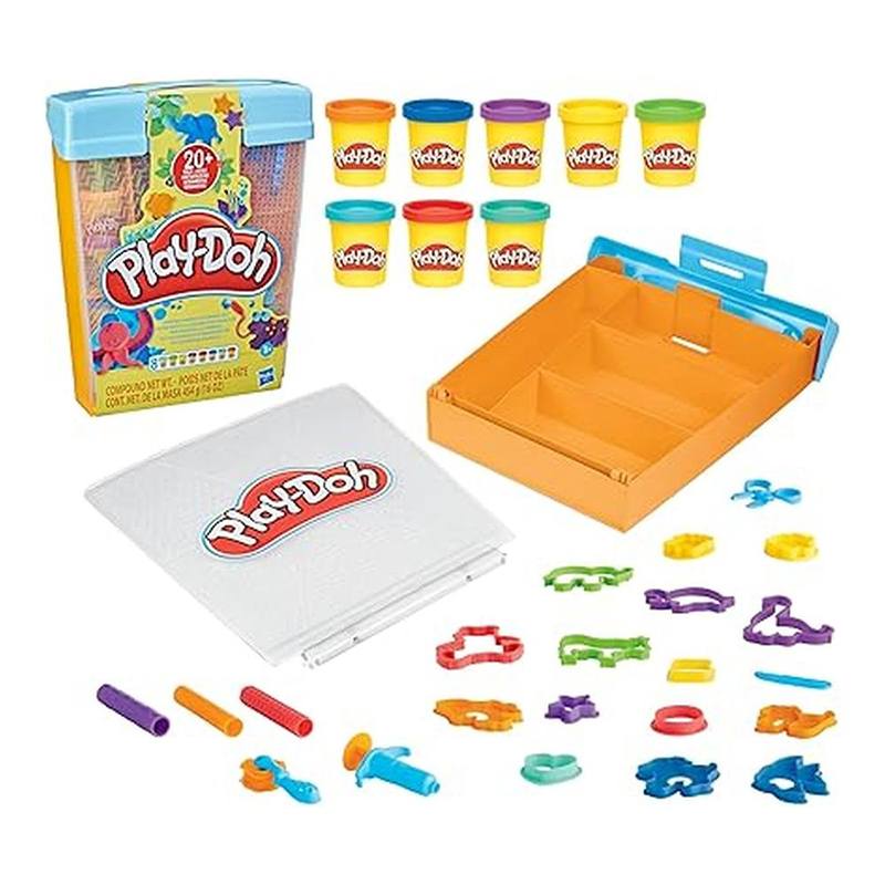 Play-Doh Plastelina infantil Maletín Animales e Imaginación - Imagen 1