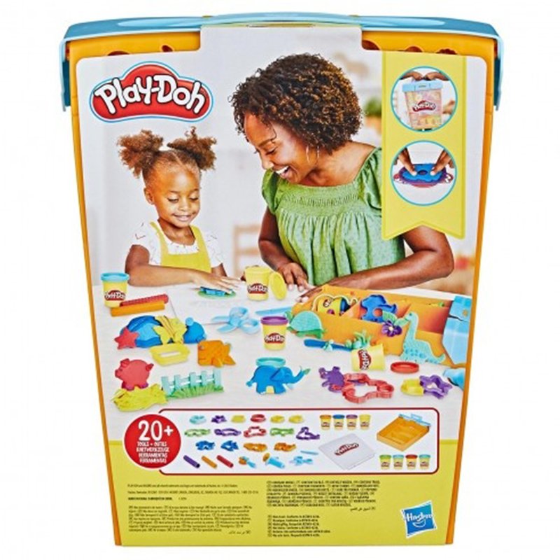 Play-Doh Plastelina infantil Maletín Animales e Imaginación - Imagen 2