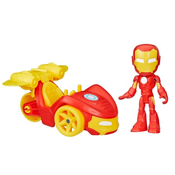 Marvel Spidey Vehículo Ironman Camión Demoledor - Imagen 1