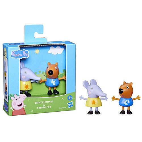 Peppa Pig Pack 2 Figuras Emily Elefante y Freddy Fox - Imagen 1