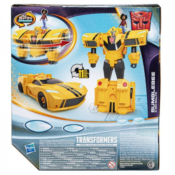 Transformers Figura de Acción Earthspark Bumblebee - Imagen 3