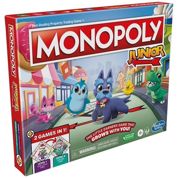 Jogo Monopoly Junior 2 en 1 - Imagen 1