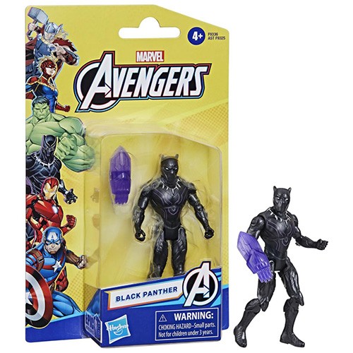 Marvel Avengers Figura Pantera Negra 10cm Série Epic Hero - Imagem 1