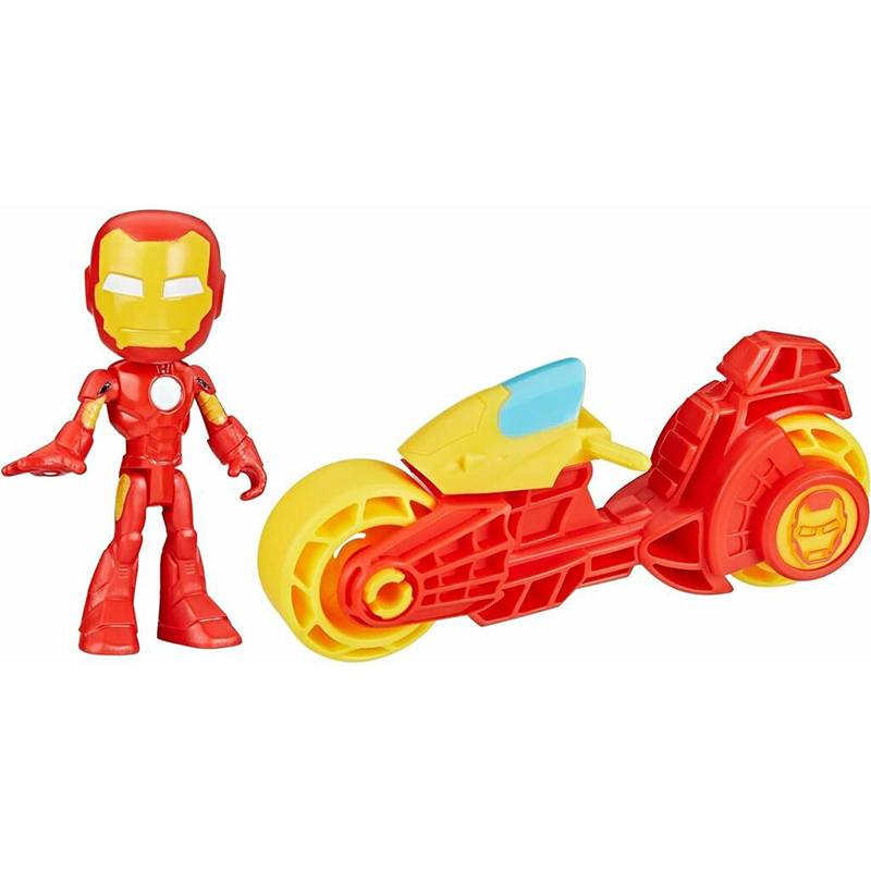 Figura Marvel Iron Man com Moto
