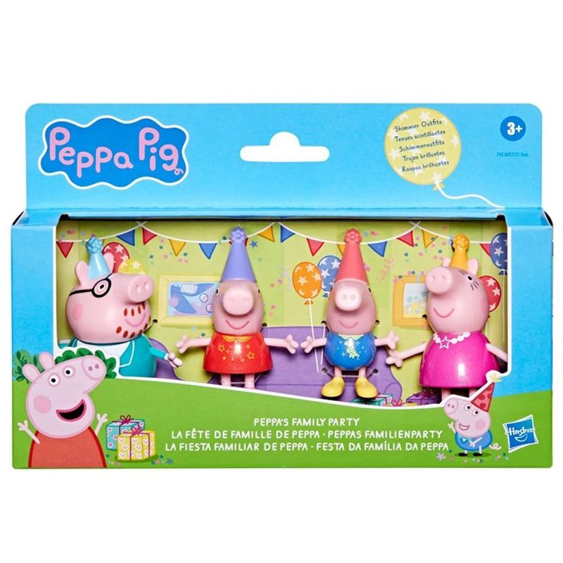 Peppa Pig Figuras Fiesta Familiar - Imagen 1
