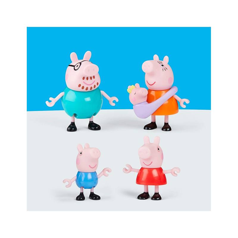 Peppa Pig - Figuras Peppa y su Familia de Cinco - Imagen 3