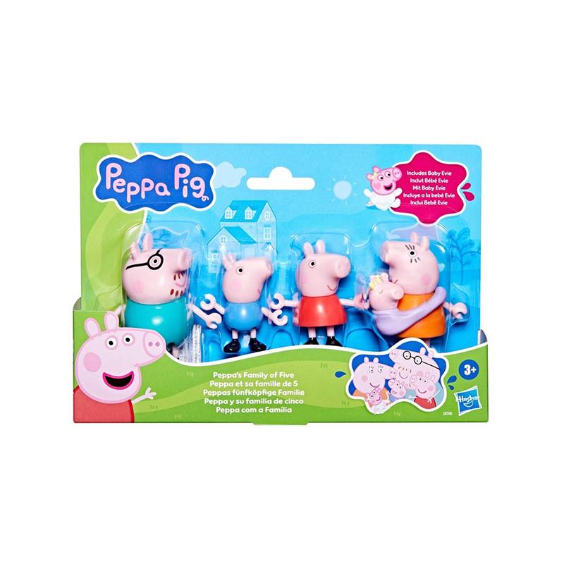 Peppa Pig - Figuras Peppa y su Familia de Cinco - Imagen 4