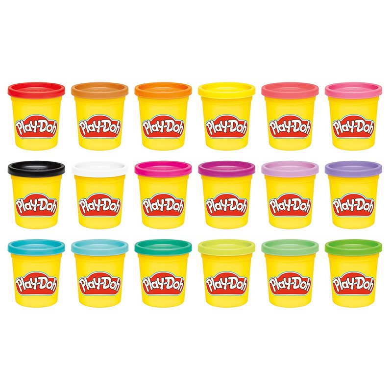 Play-Doh Pack 18 Botes Plastilina - Imagen 1