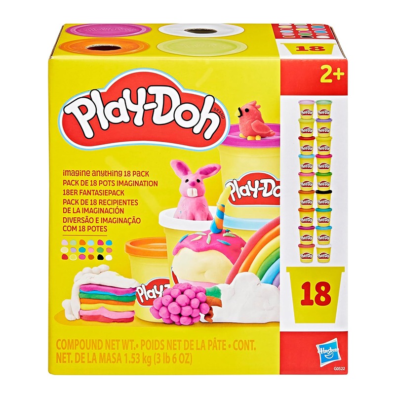 Play-Doh Pack 18 Botes Plastilina - Imagen 2