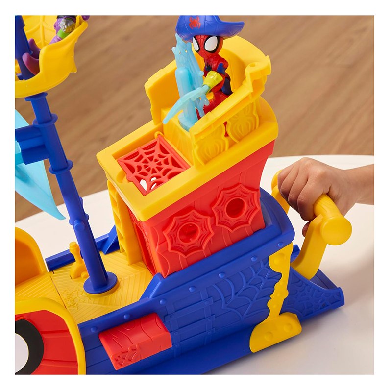 Spidey Water-Webs Barco Pirata con Telarañas y Burbujas - Imagen 4