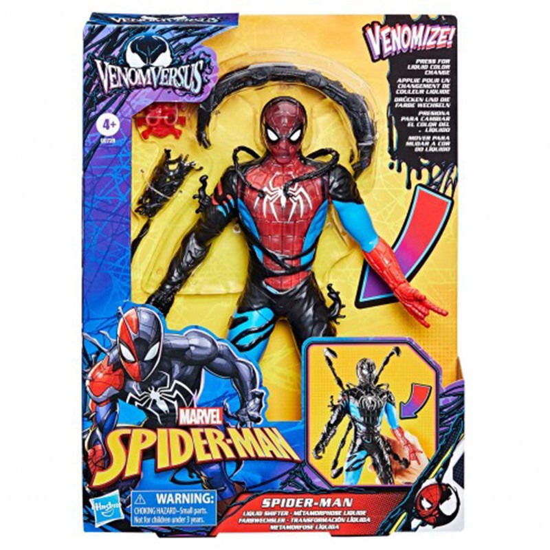 Spiderman Figura Venom Transformação Líquida