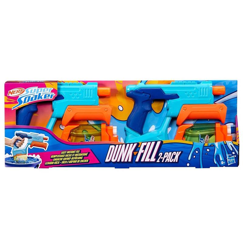 Lanzador de agua Nerf Super Soaker Dunk Fill Doble - Imagen 1