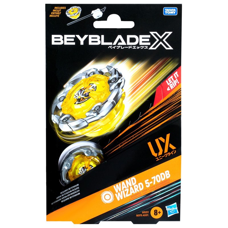 Beyblade X Peonza Kit Inicio Wand Wizard 5-70DB UX - Imagen 1
