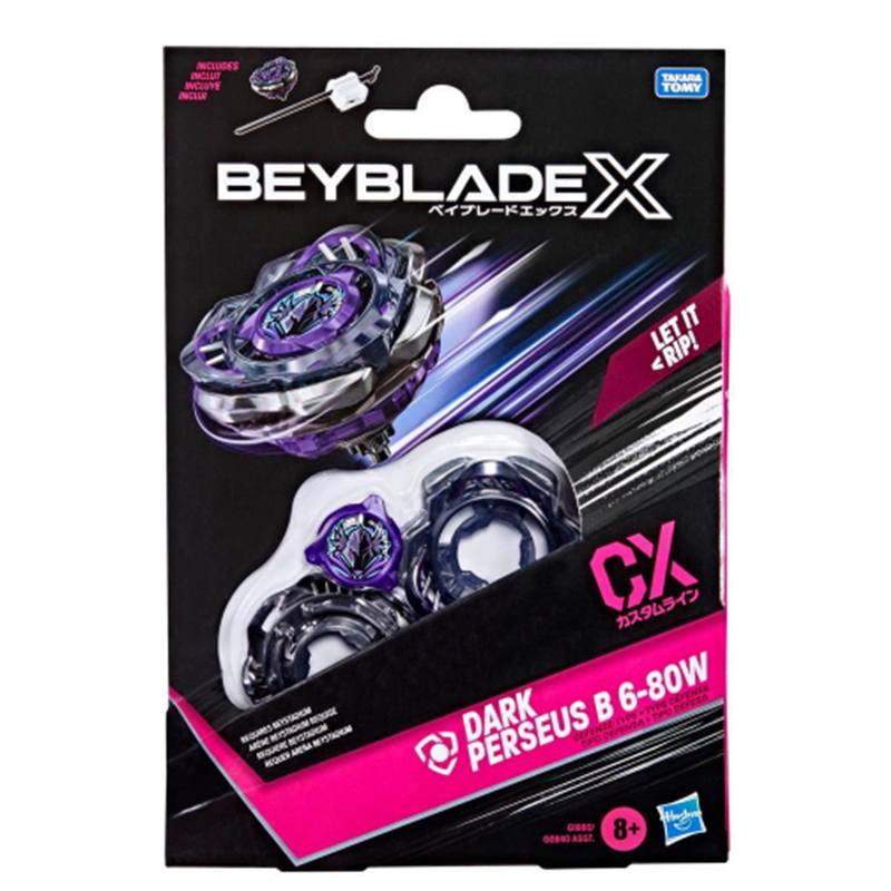 Beyblade X - Kit Inicial Dark Pergeus B 6-80W Cx - Imagen 1