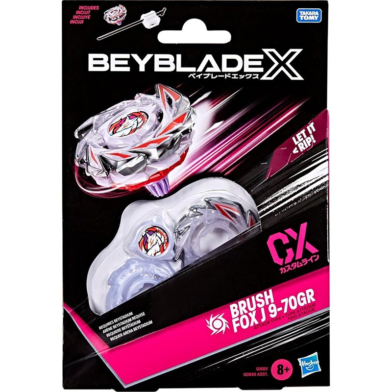 Beyblade X Kit Inicial Brush Fox J 9-70GR - Imagen 1