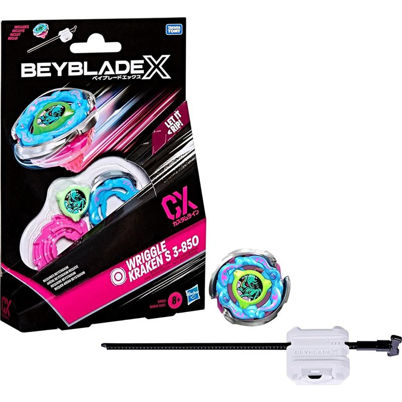 Beyblade X Kit Inicial Wriggle Kraken S 3-850