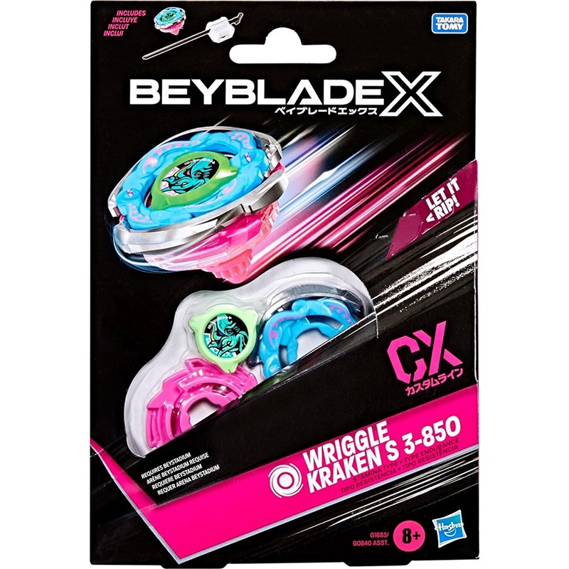 Beyblade X Kit Inicial Wriggle Kraken S 3-850 - Imagen 1