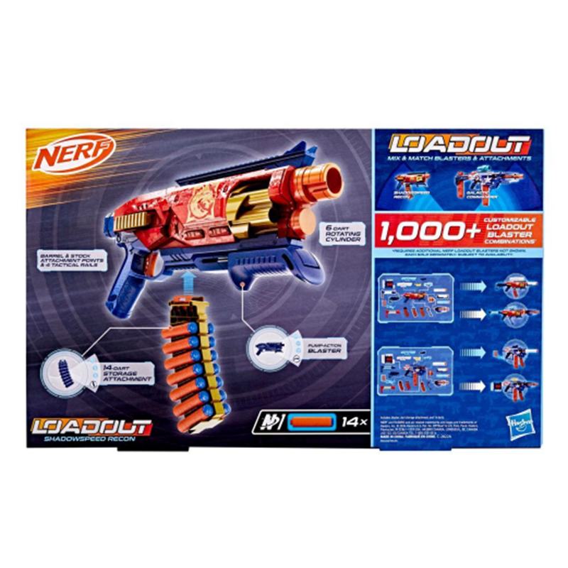 Nerf Loadout Shadowspeed Recon Lanzador de Dardos - Imagen 2