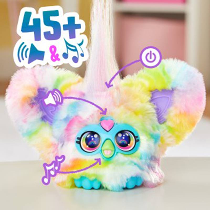 Pelúcia Mini Furby Furblets Zee-Bah - Imagem 1