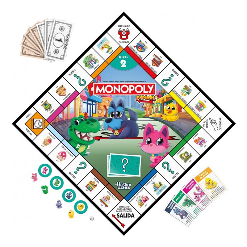 Jogo Monopoly Junior 2 em 1 - Imagem 3