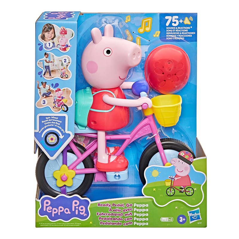 Peppa Pig Pedaleando con Peppa Figura Interactiva