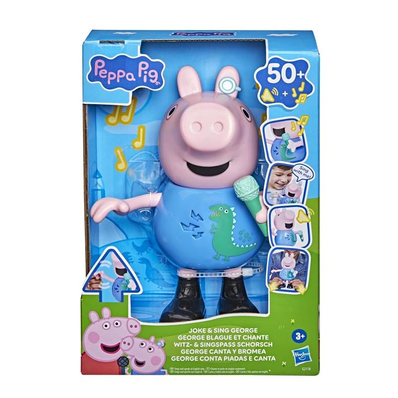 Peppa Pig George Canta y Bromea Figura Interactiva