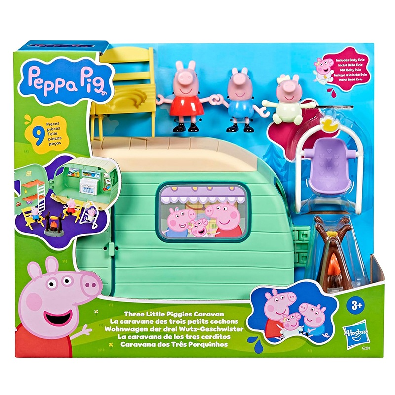 Peppa Pig Caravana de los Tres Cerditos